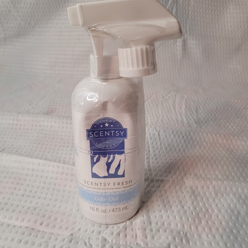 Scentsy Fresh Odor Out Fabric Spray 16 fl oz Laundry Room Deodorizer Sealed New